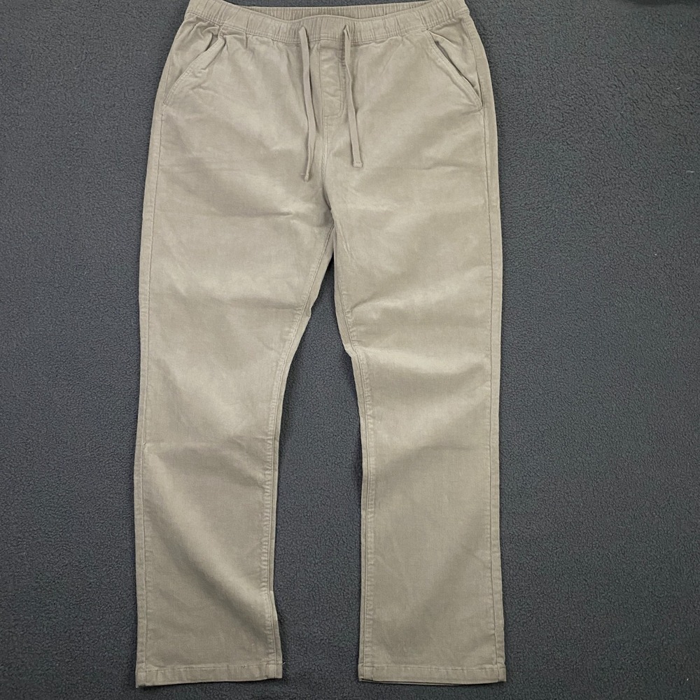 Katin Pipeline Pant size 2XL Beige Elastic Waist Drawstring Chino